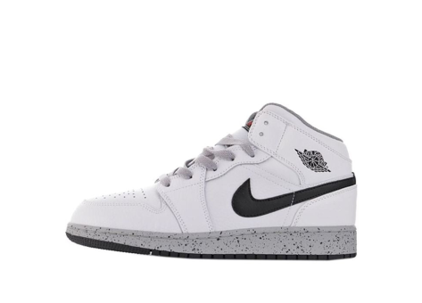 Jordan 1 Mid Retro GS Cement (554725-115) weiss