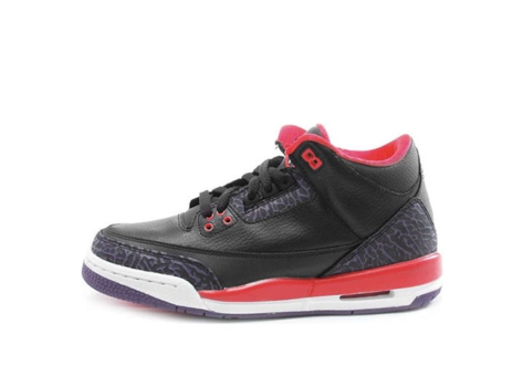 Jordan 3 Retro Crimson GS (398614-005) schwarz