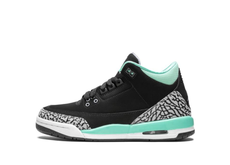 Jordan 3 Retro Bleached Turquoise Mint (441140-045) schwarz
