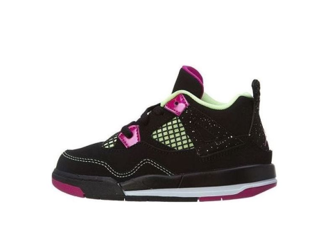 Jordan 4 Retro Fuchsia Lime td (705345-027) schwarz