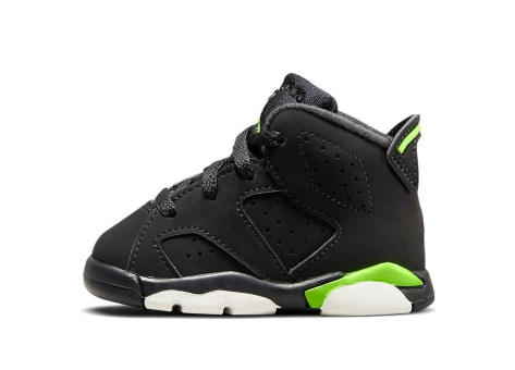 Jordan 6 Retro Electric Green TD (384667-003) schwarz