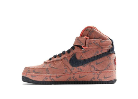 Nike Levis Air Force 1 High Exclusive Denim (CV0672-844) orange