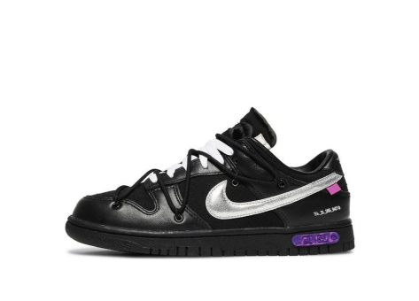 Nike Off x Dunk Low Lot 50 (DM1602-001) schwarz