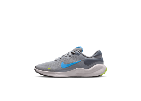 Nike Revolution 7 Cement Grey Light Carbon Volt University Blue gs (FB7689-009) grau