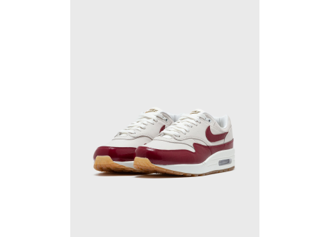 Air max 1 white and red deals