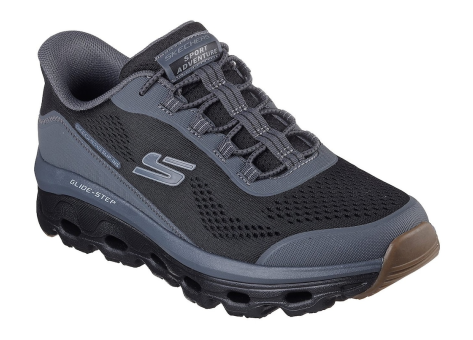 SKECHERS Glide Step Sole Glover Peak Slip (237812_BKCC) bunt