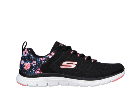 SKECHERS Flex Appeal 4.0 LET IT BLOSSOM (149586-BKMT) schwarz