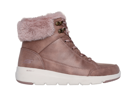 Skechers On the GO Glacial Ultra Cozyly Shoes (144178-MVE) pink