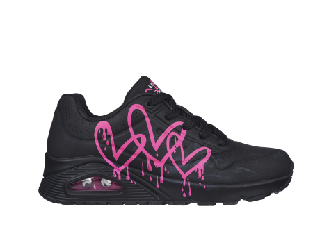 Skechers Uno Dripping In Love x JGoldcrown (177980-BKPK) schwarz