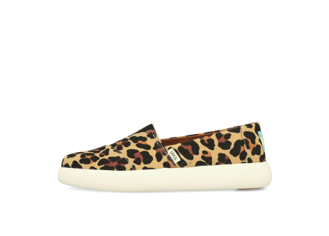 TOMS Womens Alpargata Mallow Beige XL Classic Leopard Print (10016746) bunt