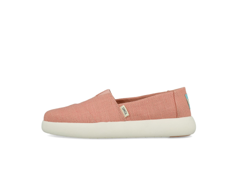 TOMS Womens Alpargata Mallow Dusty Heritage Canvas (10016740) pink