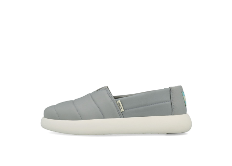 TOMS Womens Alpargata Mallow Mid Grey Matte Woven (10013731) grau