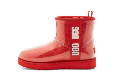 UGG Classic Clear Mini Large LOGO Fleece Lined (1113190-LFL) rot