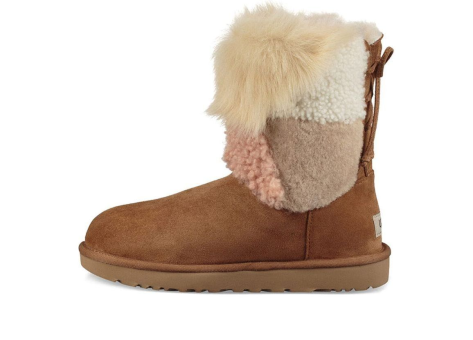 UGG Classic Short Patchwork Fluff (1098071-CHE) braun