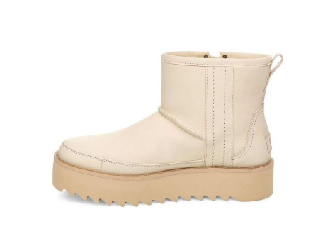 UGG F19 Classic Rebel Biker Mini Fleece Lined (1105313-BONE) beige