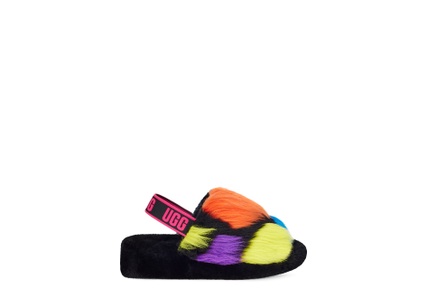 UGG Fluff Yeah Party Spots (1125006-BLK) bunt