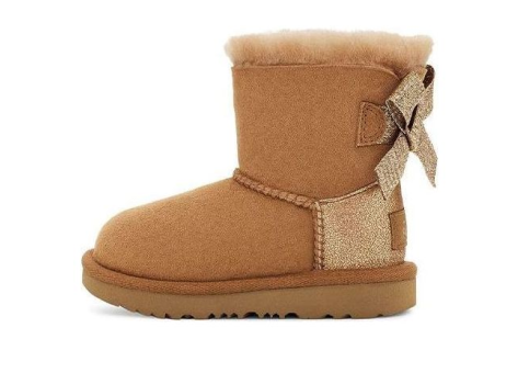 UGG Mini Bailey Bow Glitz Beige (1123617T-CHE) braun