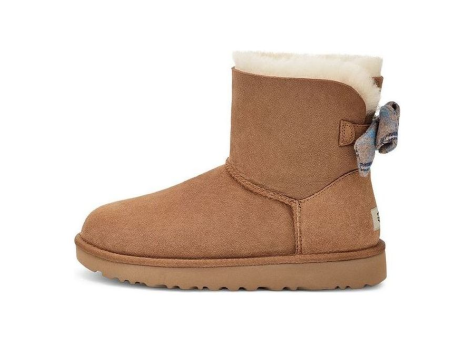 UGG Mini Bailey Bow Plaid Ribbon (1119115-CHE) braun