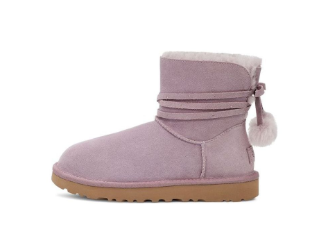 UGG Mini Bailey Bow Pom Taupe (1125382-SHAD) pink