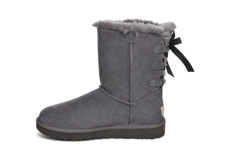 UGG Short Bow Fleece Lined Gray (1110706-CHRC) grau