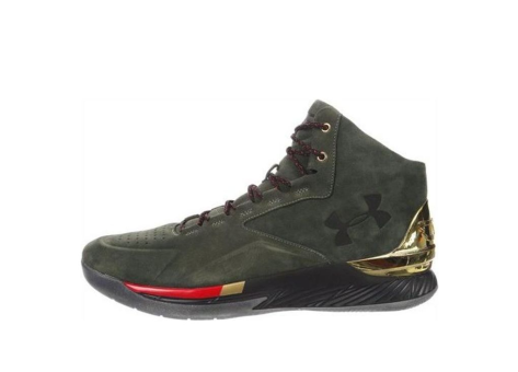 Under Armour Curry 1 Lux Mid Suede (1296617-330) grün