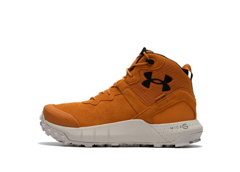 Under Armour Mens UA Micro G Valsetz Trek Mid Leather Waterproof Tactical (3025577-800) orange