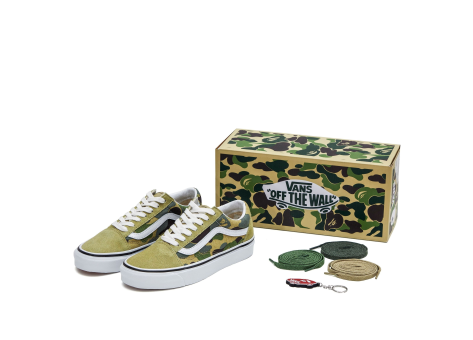 Vans Old Skool 36 BAPE x DX ABC Green Camo (VN0A54F37BE) bunt