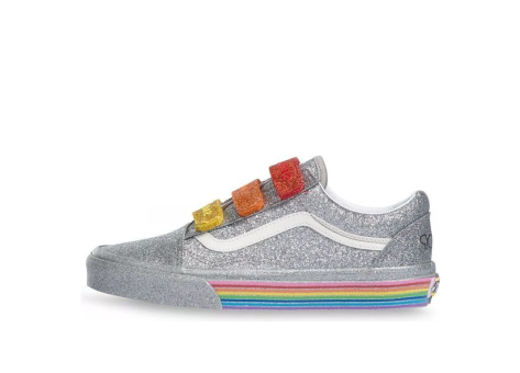 Vans Flour Shop x Old Skool V Silver Rainbow (VN0A3D292TO) silber