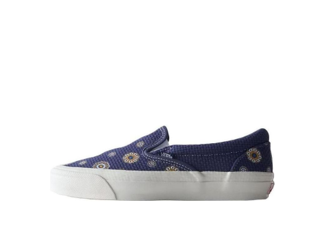 Vans Kith x OG Classic Slip On LX Medallion (VN0A32QN0VB) blau