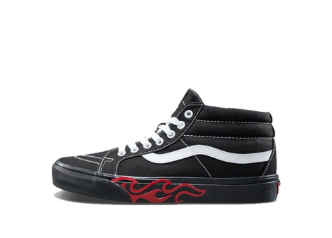Vans Sk8 Mid Flame Cut Out (VN0A3MV8UQZ) schwarz