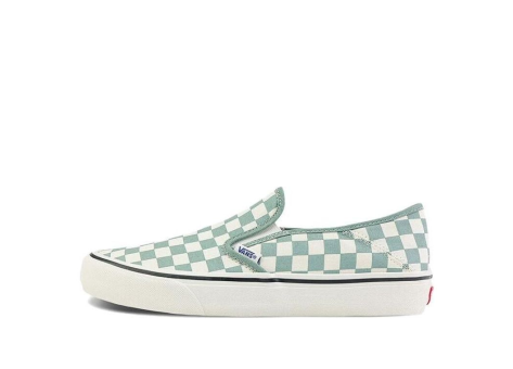 Vans slip on VR3 Checkered Green (VN0A4BX8CG2) bunt