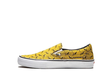 Vans Slip On Classic Supreme x Diamond Plate Pro (VN0A347VTEG) gelb