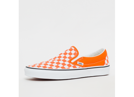 vans checkerboard orange