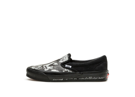 Vans Raised By Wolves x OG Classic Slip On LX Wall Jim Goldberg (VN0A45JK025) schwarz