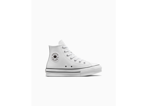 Converse Converse Ctas All Terrain Leather Black Waterproof Sz 11.5 Lift Platform Leather High (A01016C) weiss