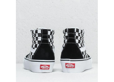 vans checkerboard platform sk8 hi