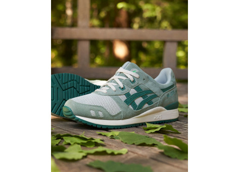 asics gel lyte iii grau grün