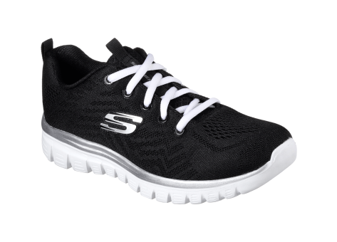 Skechers Graceful Get Connected (12615-BKW) schwarz