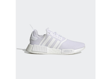 Adidas nmd primeknit white and black best sale