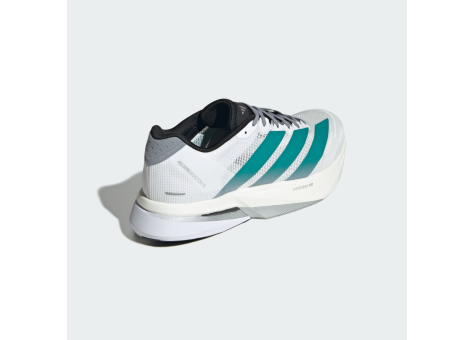 adidas Adizero Boston 13 Cloud White & Pure Teal bunt JR4791