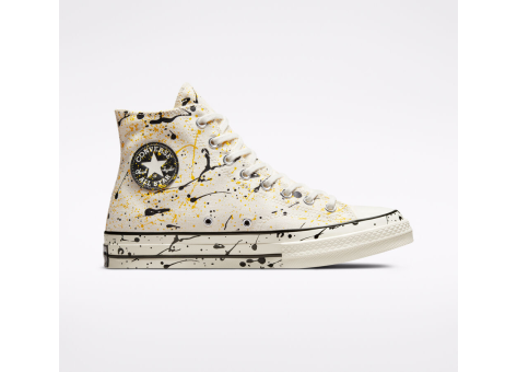 Converse Chuck 70 Archive Paint Splatter Egret High (A01170C) weiss