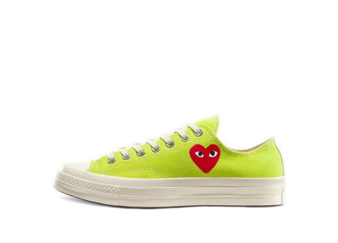 Converse Comme des Garcons PLAY Chuck 70 Bright Green Taylor All Star Ox (168302C) gelb
