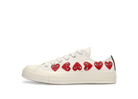 Converse Comme des Garcons Play x Chuck 70 Multi Heart Taylor All Star Ox (162975C) weiss