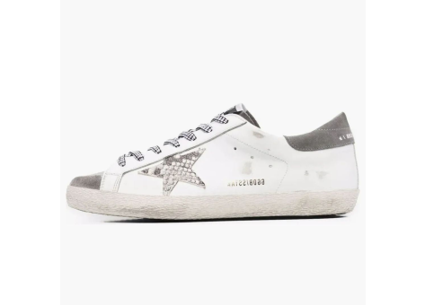 Golden Goose Super Star Grey Snakeskin (GMF00101F00204510772) weiss