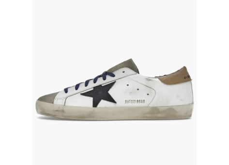 Golden Goose Super Star Suede Toe Taupe Royal Blue (GMF00101.F003208.11178) bunt