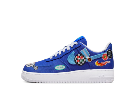 Nike Air Force 1 07 Patched Up Los Angeles Prm womens Low (DX2306 400) blau