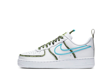 Nike Air Force 1 Low Blue Worldwide Volt Fury (CK7213-100) weiss