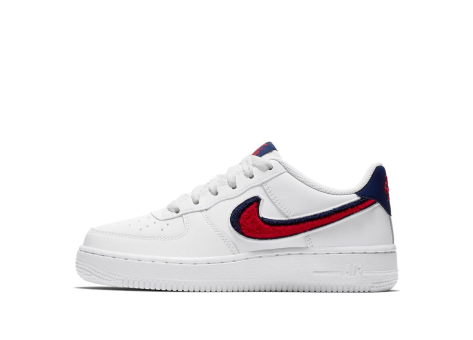 Nike Air Force 1 LV8 GS Chenille Swoosh (AO3620-101) weiss