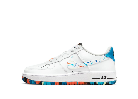 Nike Air Force 1 LV8 Multicolor Swooshes Low GS (DM7597-100) weiss