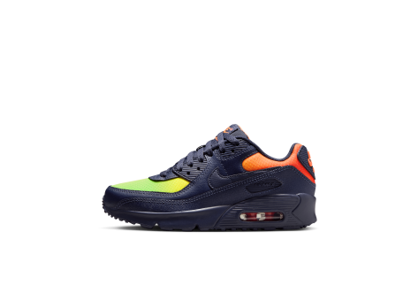 Nike Air Max 90 LTR Lemon Venom Blackened Blue gs (CD6864-701) bunt